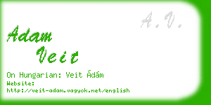 adam veit business card